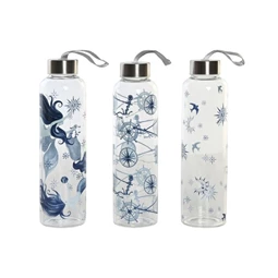 Palack 6,5x6,5x23 cm 550 ml 3 féle