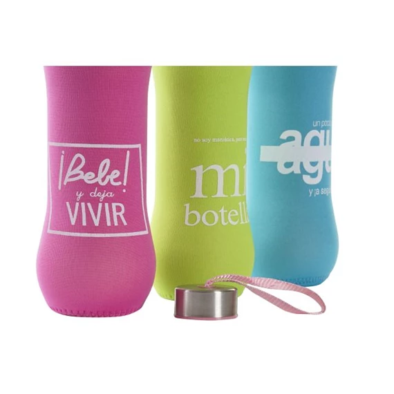 Palack 7x7x25 cm 600 ml 3 féle