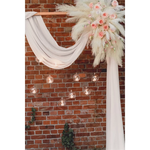 Pampafű műnövény világos krém 15x110 cm