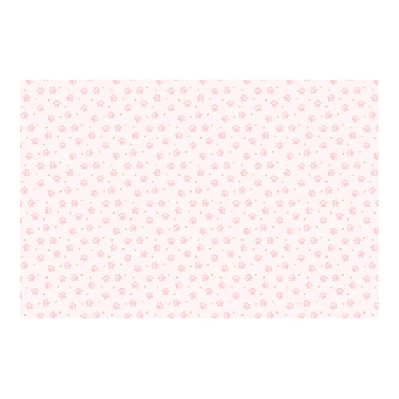 Papír asztalterítő mancsokkal 180x120 cm