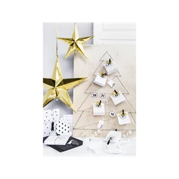 Papír csillag 70 cm arany