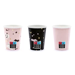 Papírpohár boo!, mix, 220 ml S/6