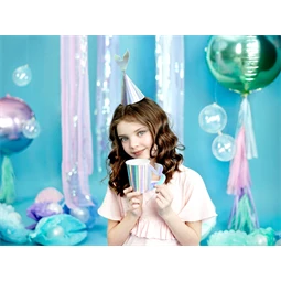 Papírpohár sellő, irizáló, 220 ml S/6