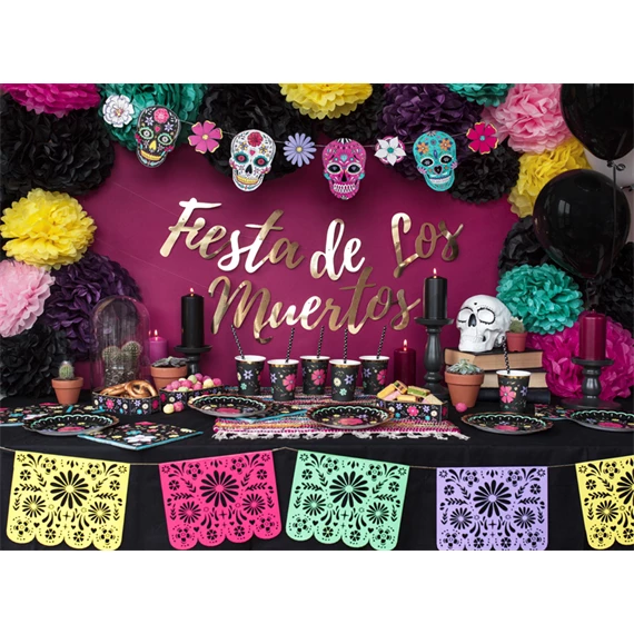 Papírgömb pompom sárga 25 cm