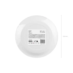 Papírtányér 23 cm sötét rózsaszín S/6