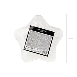 Papírtányér csillag arany 18 cm S/6