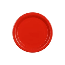 Papírtányérok 23 cm piros S/6