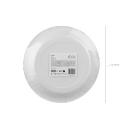 Papírtányérok kockás, vegyes, 27 cm S/6