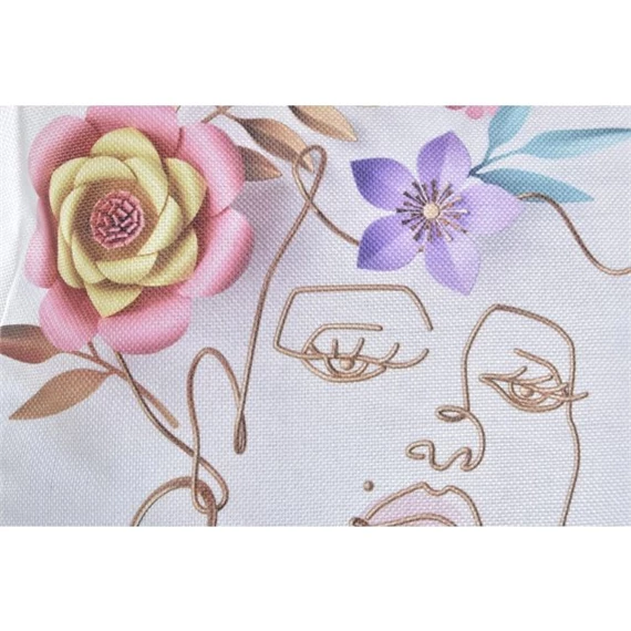 Párna arc mintás 45x10x45 cm 2 féle