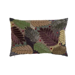 Párnahuzat leveles 60x1x40 cm