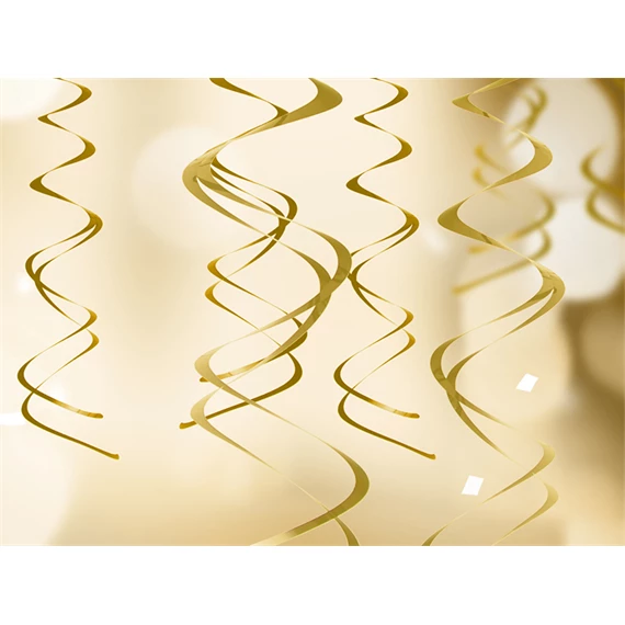Party dekor lógó arany papír 60 cm S/5