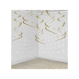 Party dekor lógó arany papír 60 cm S/5