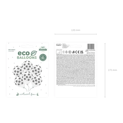 Pasztell eco lufi 33 cm focilabdák S/6