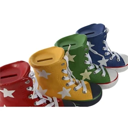 Persely cipő 18x7x14 cm 4 féle