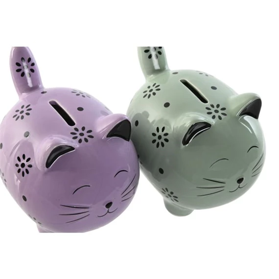 Persely macska 16x11x13 cm 2 féle