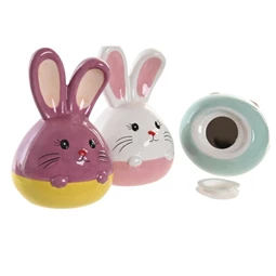 Persely nyúl 10x9x15 cm 3 féle