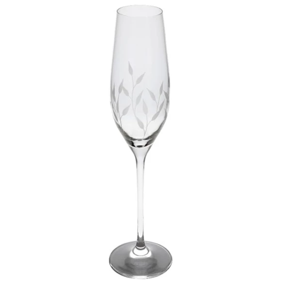 Pezsgős pohár Swarovski kristállyal 210 ml 26,3x6,6 cm S/6