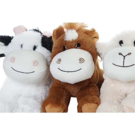 Plüss állatok 10x10x16 cm 4 féle