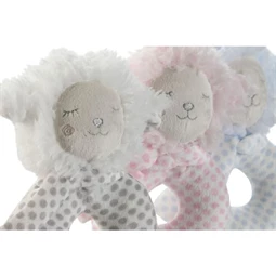 Plüss csörgő macis 12x7x17 cm 3 féle