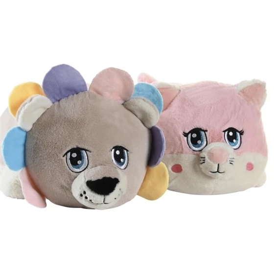 Plüss kutya, macska 20x40x12 cm 2 féle