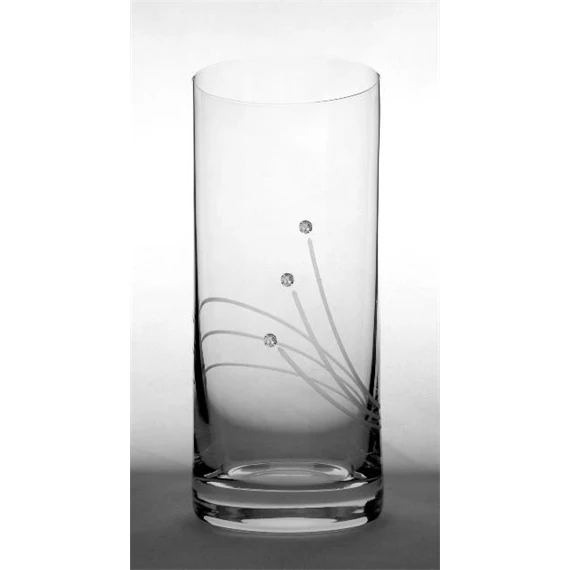 Pohár Swarovski kristállyal 300 ml 14,5x6,4 cm S/6
