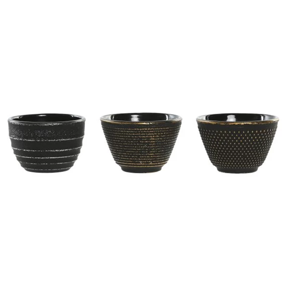 Pohár öntöttvas 8x8x5,5 cm 3 féle