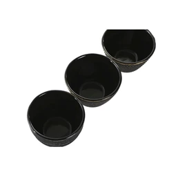 Pohár öntöttvas 8x8x5,5 cm 3 féle