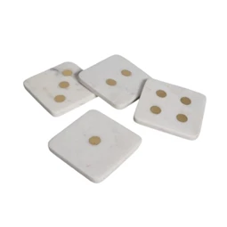 Poháralátét 10x10x5 cm S/4