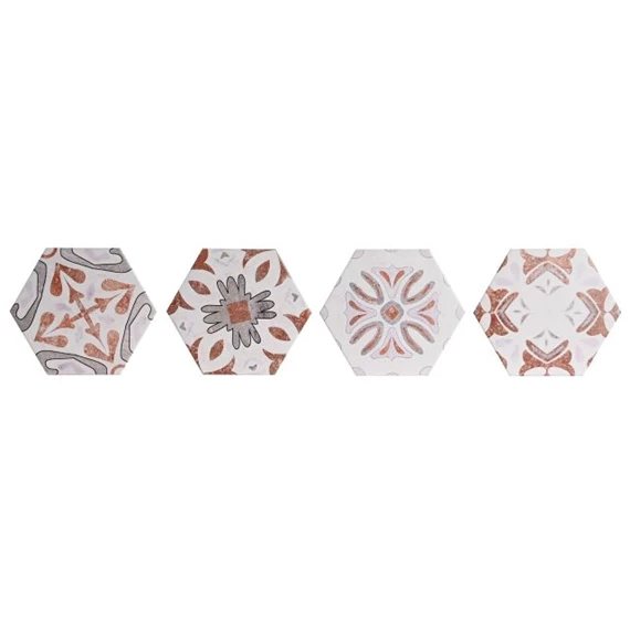 Poháralátét szett 10,8x10,8x0,7 cm S/4