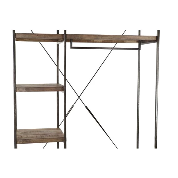 Polc akasztóval 130x47x205 cm