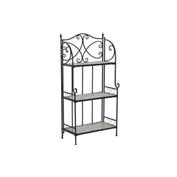 Polc kovácsoltvas, mozaik mintával 54x29x121 cm