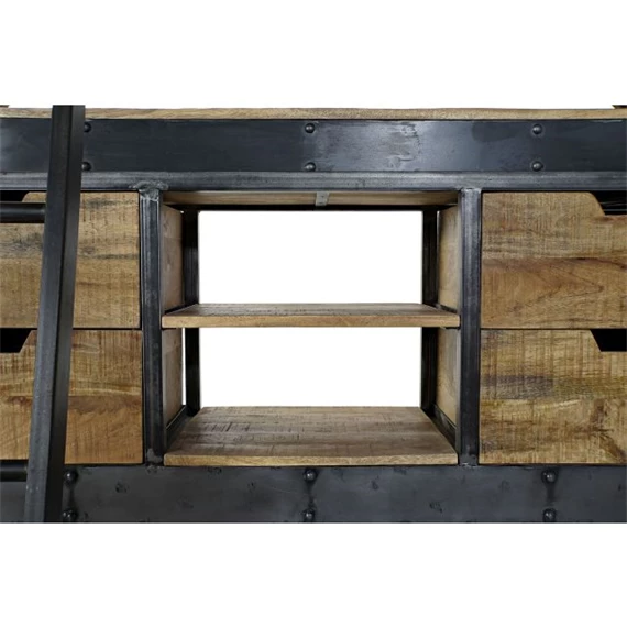 Polc lépcsős 164x47x226 cm