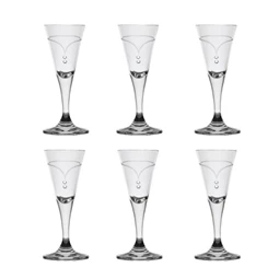 Röviditalos pohár Swarovski kristállyal 25 ml 11,5x5 cm S/6