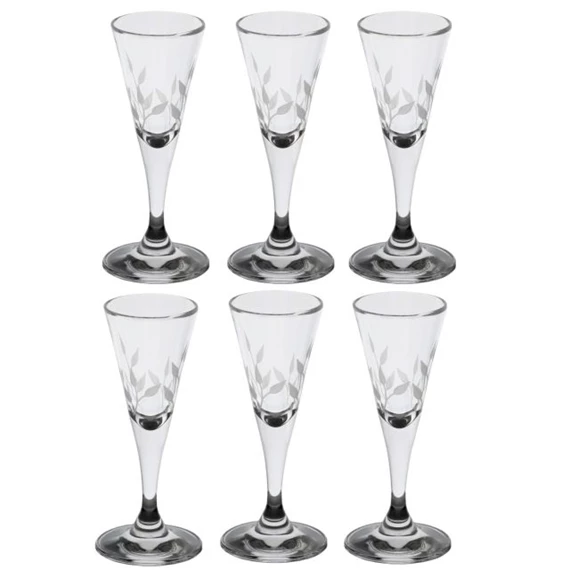 Röviditalos pohár Swarovski kristállyal 25 ml 11,5x5 cm S/6