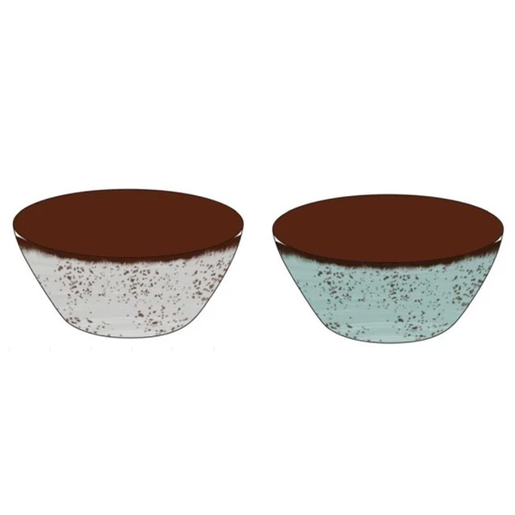 Salátás tál 25x25x12 cm 2 féle