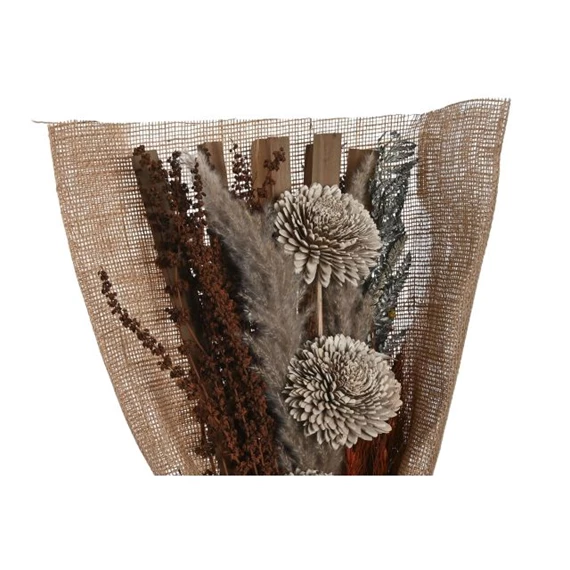 Selyem szárazvirág csokor 30x10x60 cm 3 féle