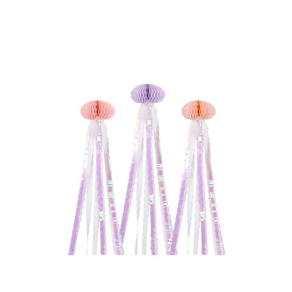 Selyempapír dekorációk medúza, mix, 15,5x22,5 cm S/3