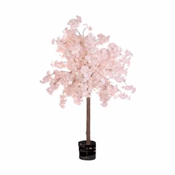 Selyemvirág Cseresznyefa fém tartóval 3 m