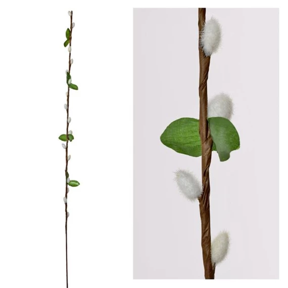 Selyemvirág ág barkával 75 cm