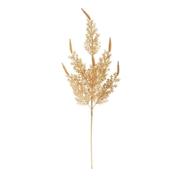 Selyemvirág ág boróka, glitteres 60 cm