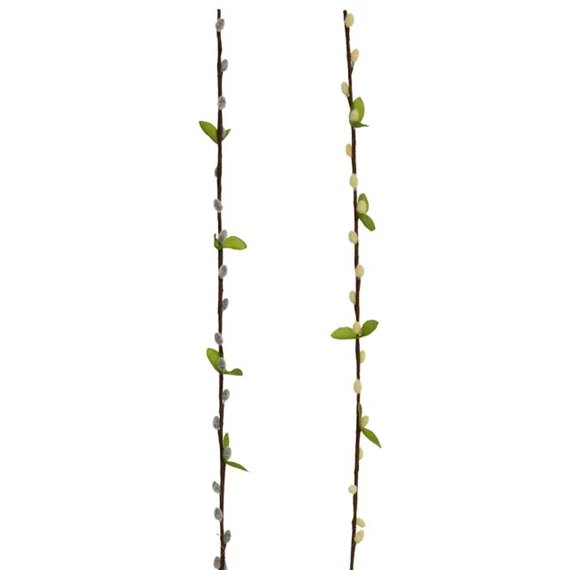 Selyemvirág ág barkával 75 cm