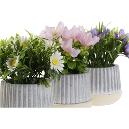 Selyemvirág 13x13x15 cm 3 féle