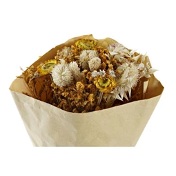 Selyemvirág csokor szárazvirág 20x12x50 cm 2 féle