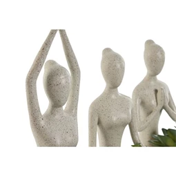 Selyemvirág figura kaspóban 14x12x25,5 cm 3 féle