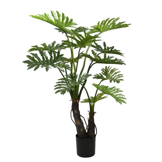 Selyemvirág filodendron 13 levéllel, cserepes 145 cm