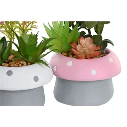 Selyemvirág Gomba 9x9x11,5 cm 3 féle