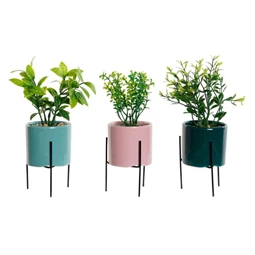 Selyemvirág 7x7x22 cm 3 féle