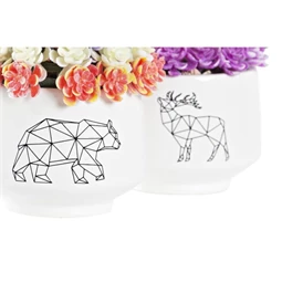 Selyemvirág 8x8x15,5 cm 2 féle