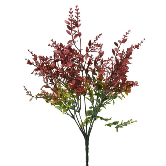 Selyemvirág leveles csokor 35 cm