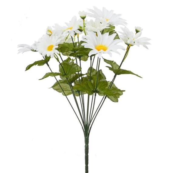 Selyemvirág magaréta csokor 40 cm